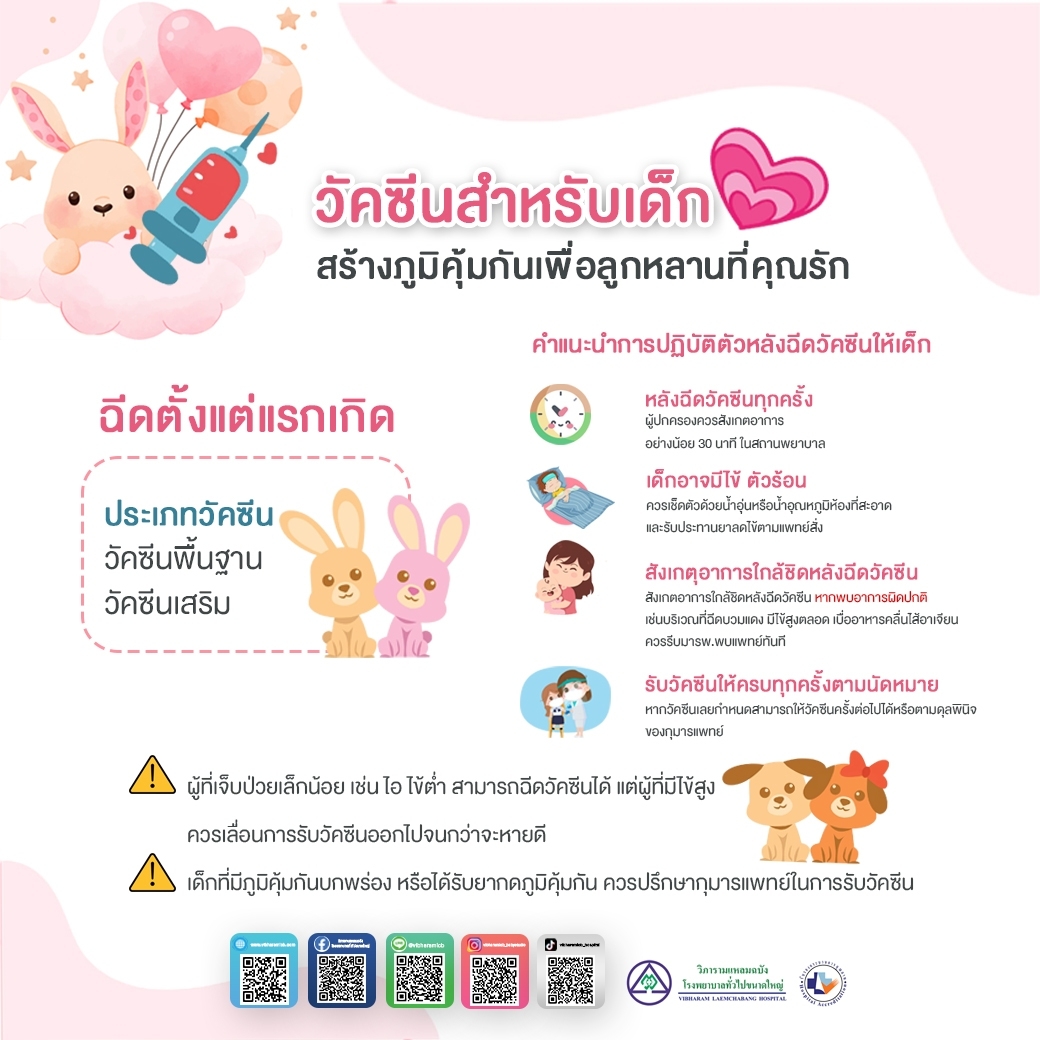 วัคซีนสำหรับเด็ก