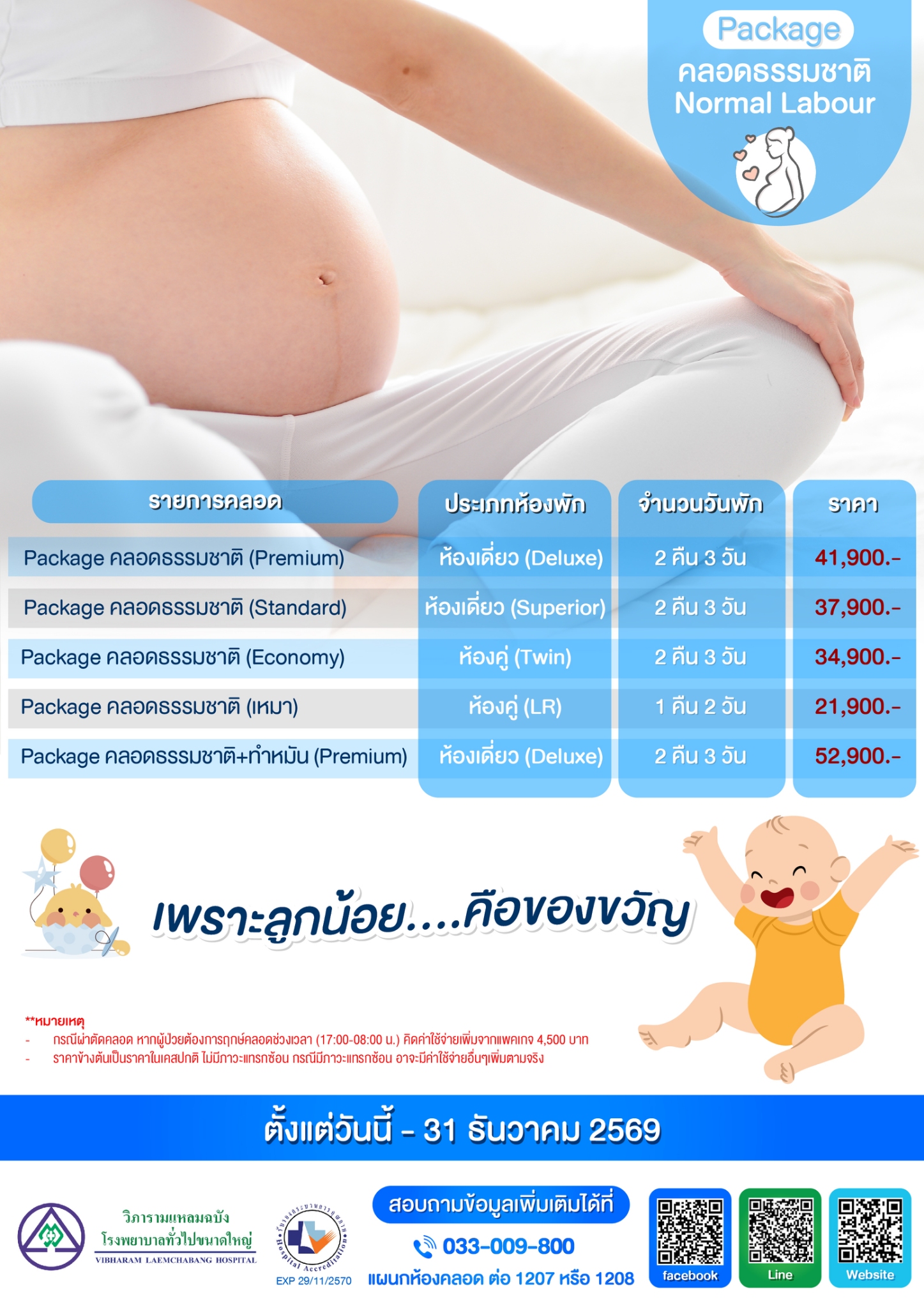 แพ็กเกจคลอดธรรมชาติ